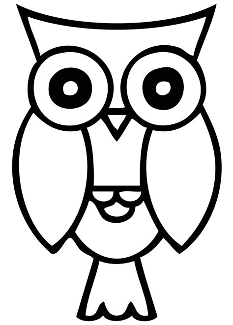 A flat and colorful cartoon design featuring a set of cute owls in various poses and expressions. . Owl clipart black and white